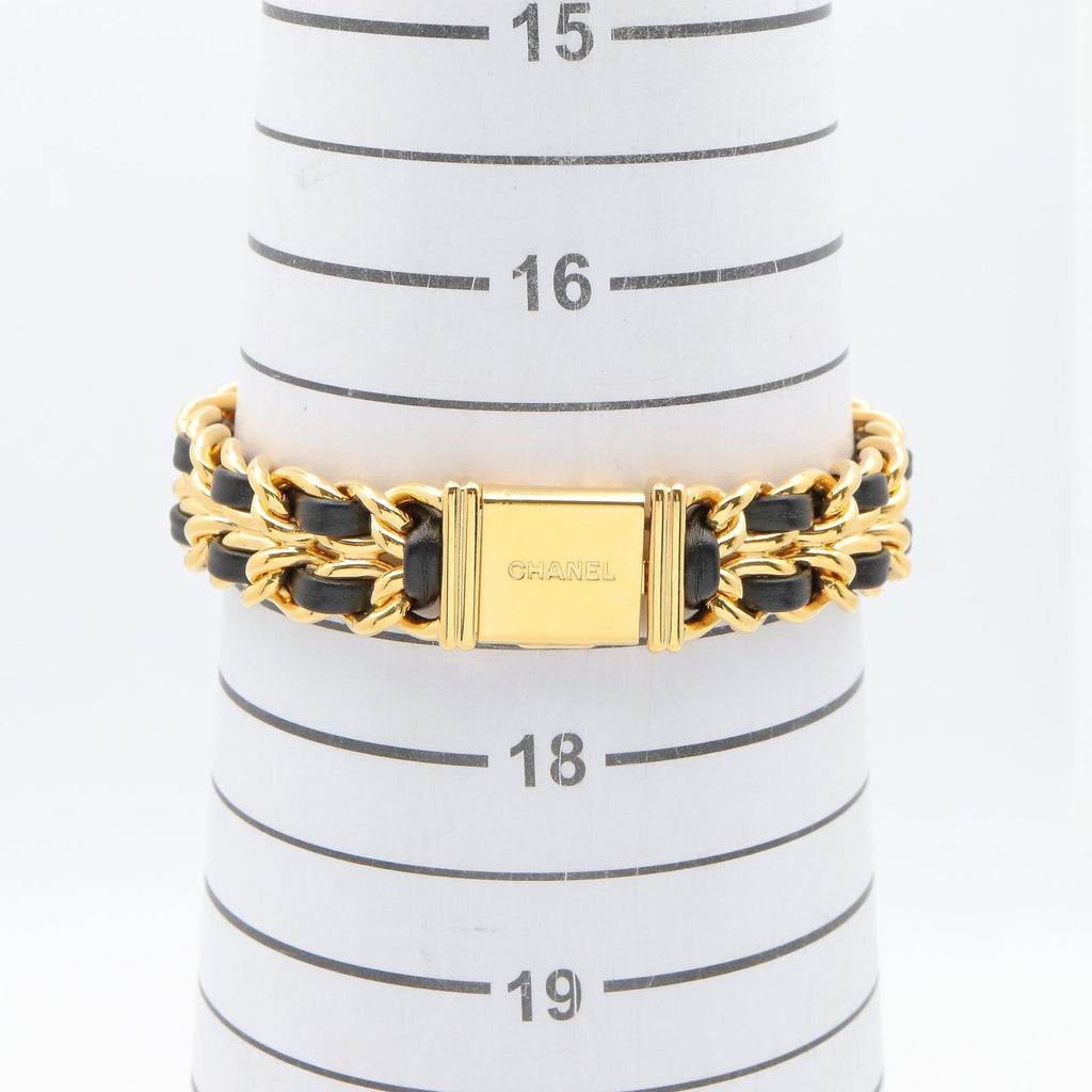 Chanel Watch Premiere XL Black Leather — view 8