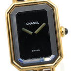 Chanel Watch Premiere XL Black Leather — view 3