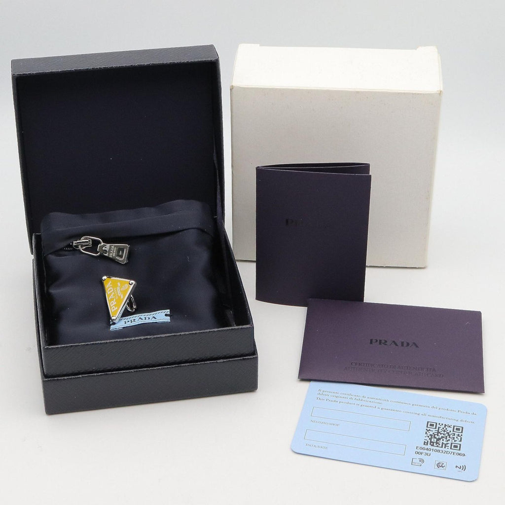 Prada Earrings Right Ear 925 Sterling Silver Symbol — view 5