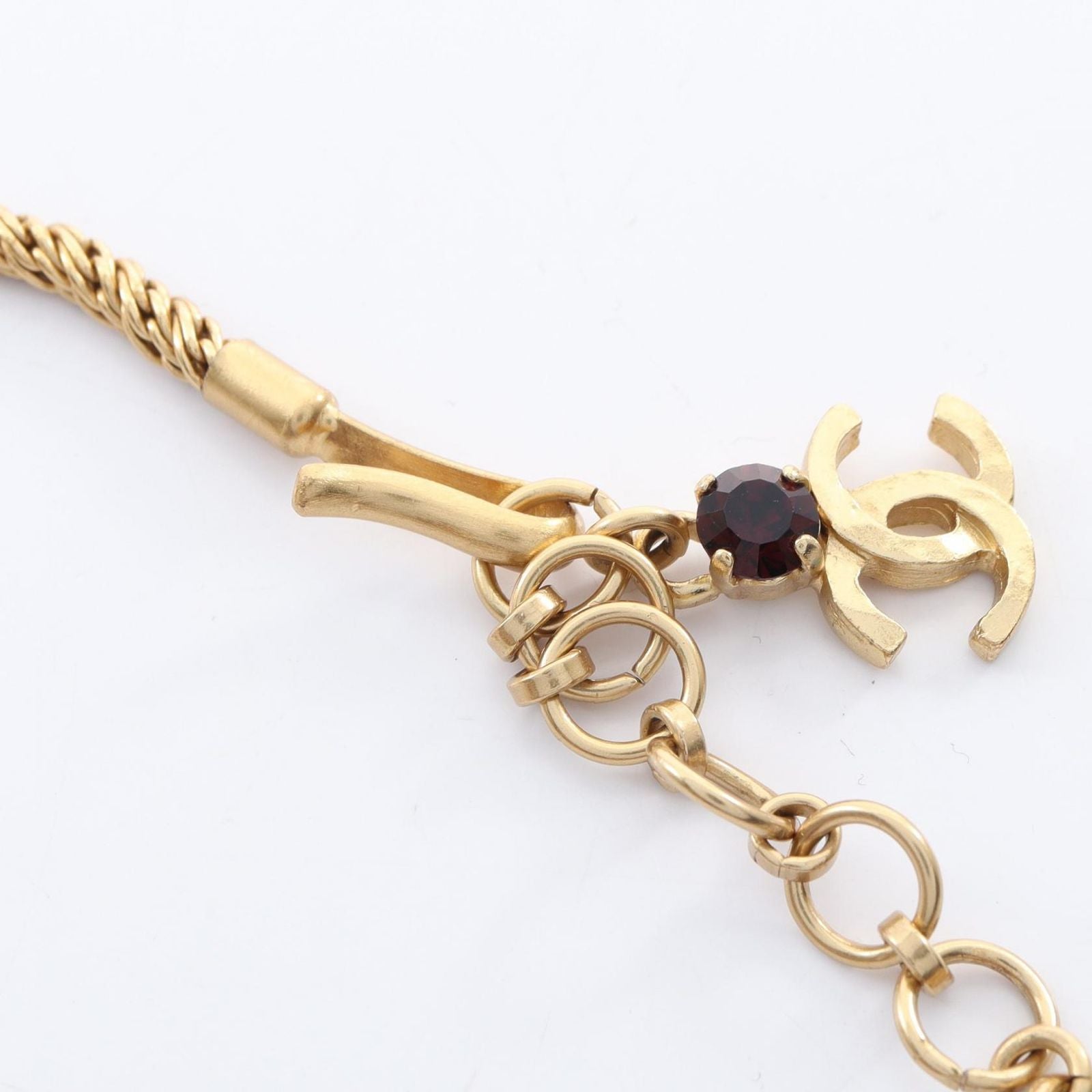 Chanel Necklace CC Logo Gripoix — view 4