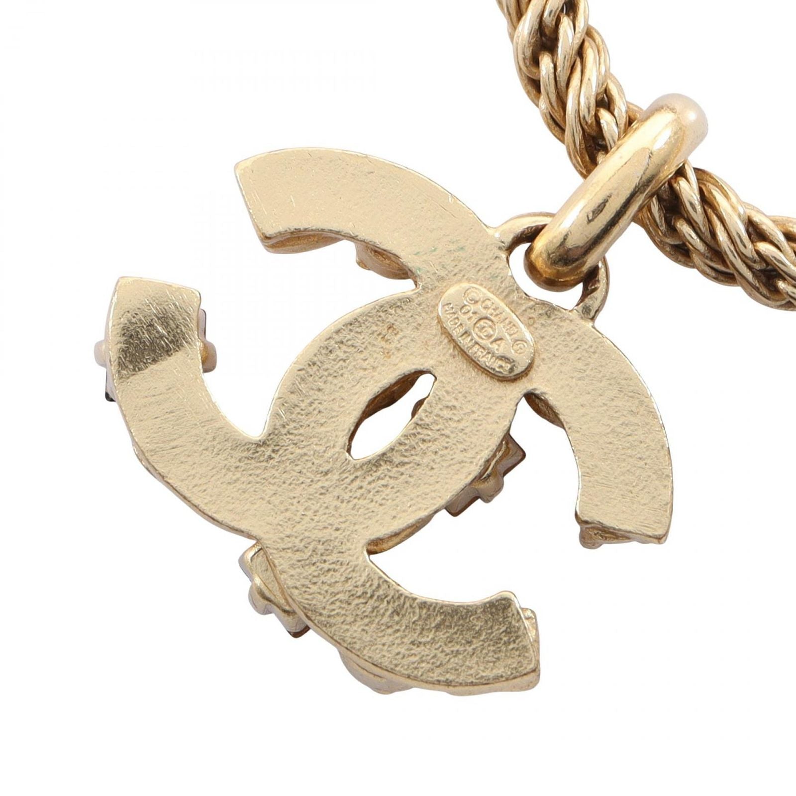 Chanel Necklace CC Logo Gripoix — view 2