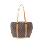 Louis Vuitton Shoulder Bag Babylon Canvas Leather