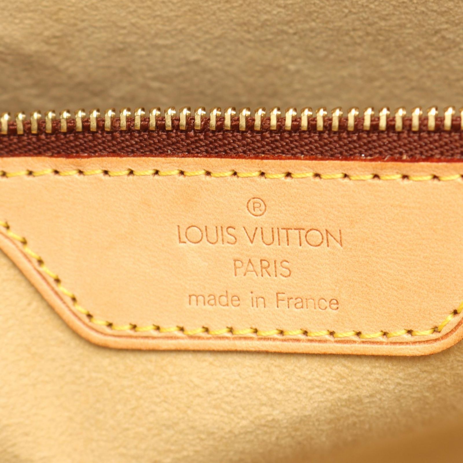 Louis Vuitton Shoulder Bag Babylon Canvas Leather — view 4