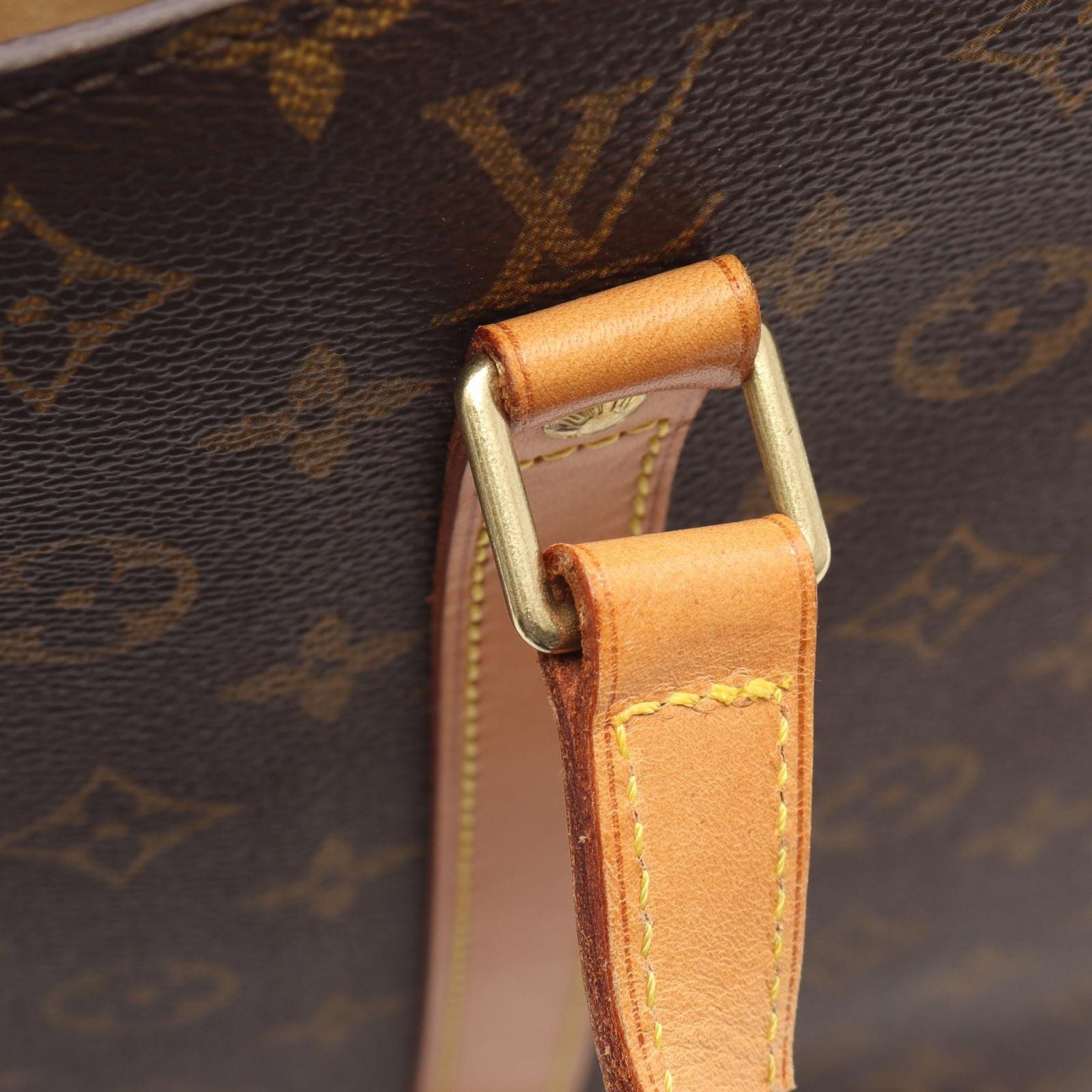Louis Vuitton Shoulder Bag Babylon Canvas Leather — view 7
