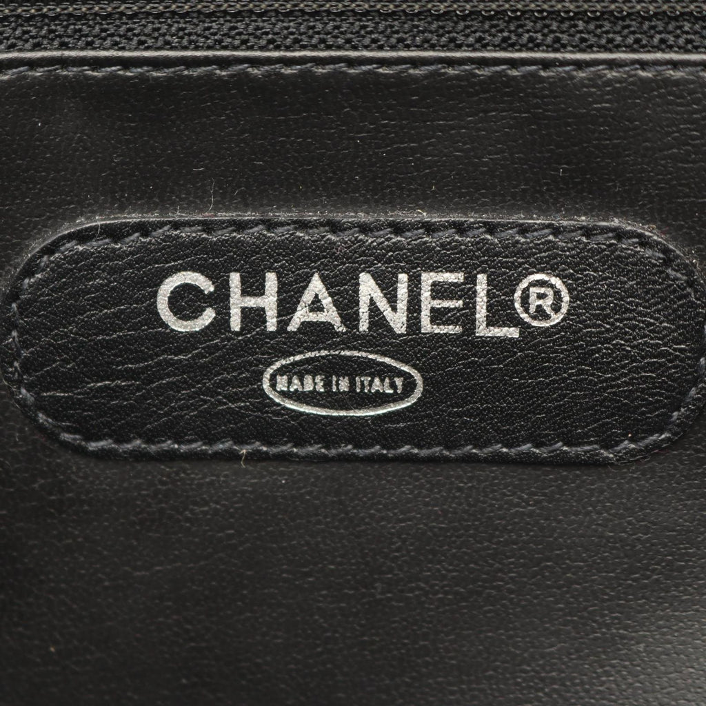 Chanel Business Bag Bicolor Bag 2-Way Black Lambskin — view 5