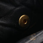 Chanel Backpack Quilted Black Lambskin Double Turnlock Chain — view 7