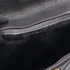 Chanel Backpack Quilted Black Lambskin Double Turnlock Chain — view 4