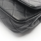Chanel Shoulder Bag Quilted Small Flap Black Leather Chain — view 6
