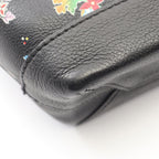 Louis Vuitton Backpack Lockme Mini Noir Floral Print Leather — view 6