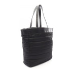 Chanel Tote CC Logo Reversible Black Nylon Leather — view 2