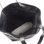 Chanel Tote CC Logo Reversible Black Nylon Leather — view 3