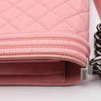 Chanel Shoulder Bag Pink Lambskin Chain — view 8