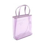 Prada Tote Rete Paillettes Sequin Lavender Leather Small Mesh — view 2