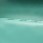 Chanel Shoulder Bag Emerald Green Leather Chain — view 9