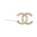 Chanel Brooch CC Logo Gold — view 2