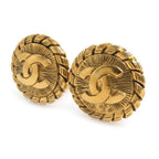 Chanel Earrings Vintee Gold — view 2