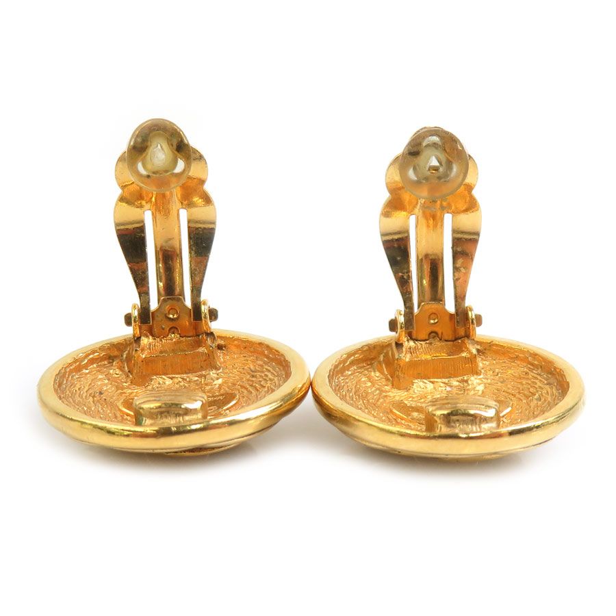 Chanel Earrings Vintee Gold — view 6