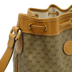 Gucci Micro GG Disney Collaboration Mickey Mouse Small Bucket Bag Drawstring — view 4