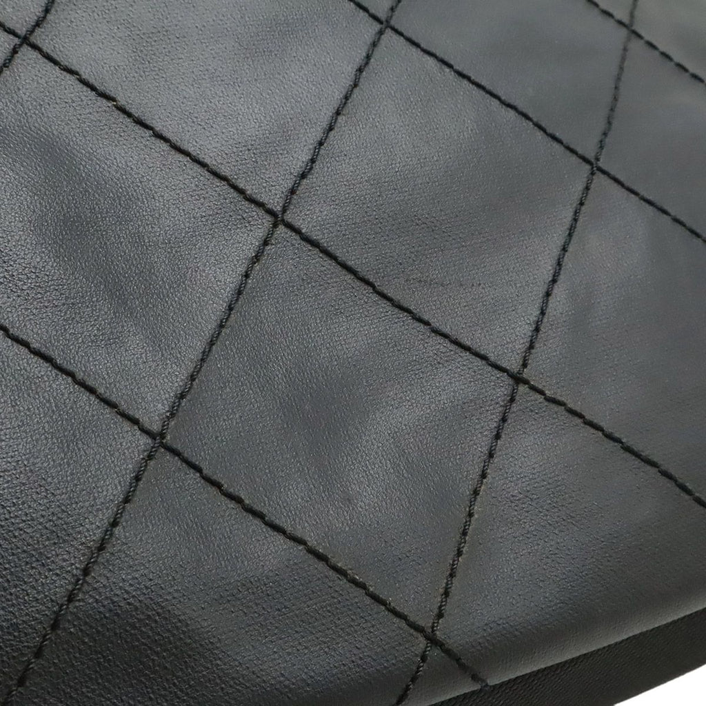 Chanel Paris Biarritz Tote MM Black Silver — view 7