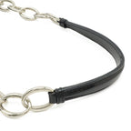 Dior Cannage Chain Shoulder Bag Patent Leather Black Silver — view 5