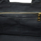 Prada Canapa Tote Large Bijou Studs Canvas Nero Black Gold Domestic Boutique — view 7