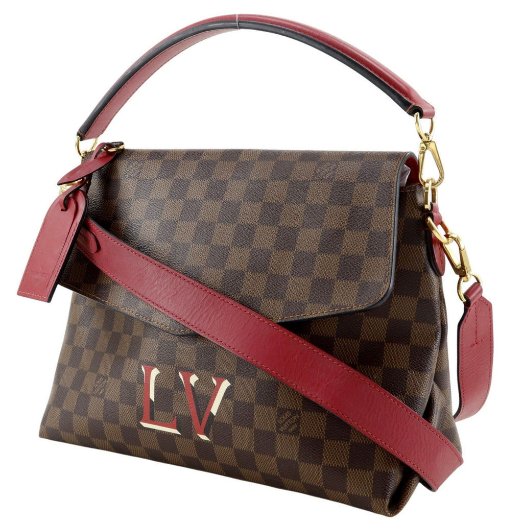 Louis Vuitton Bob le Damier Canvas Scarlet Brown Shoulder Bag — view 2