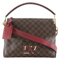 Louis Vuitton Bob le Damier Canvas Scarlet Brown Shoulder Bag