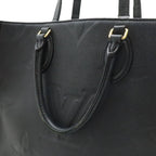 Louis Vuitton Monogram Empreinte On The Go MM Tote 2-Way Shoulder Noir Black — view 8