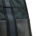 Hermes Fourre Tout PM Tote Half Leather Canvas Navy Black Silver — view 8