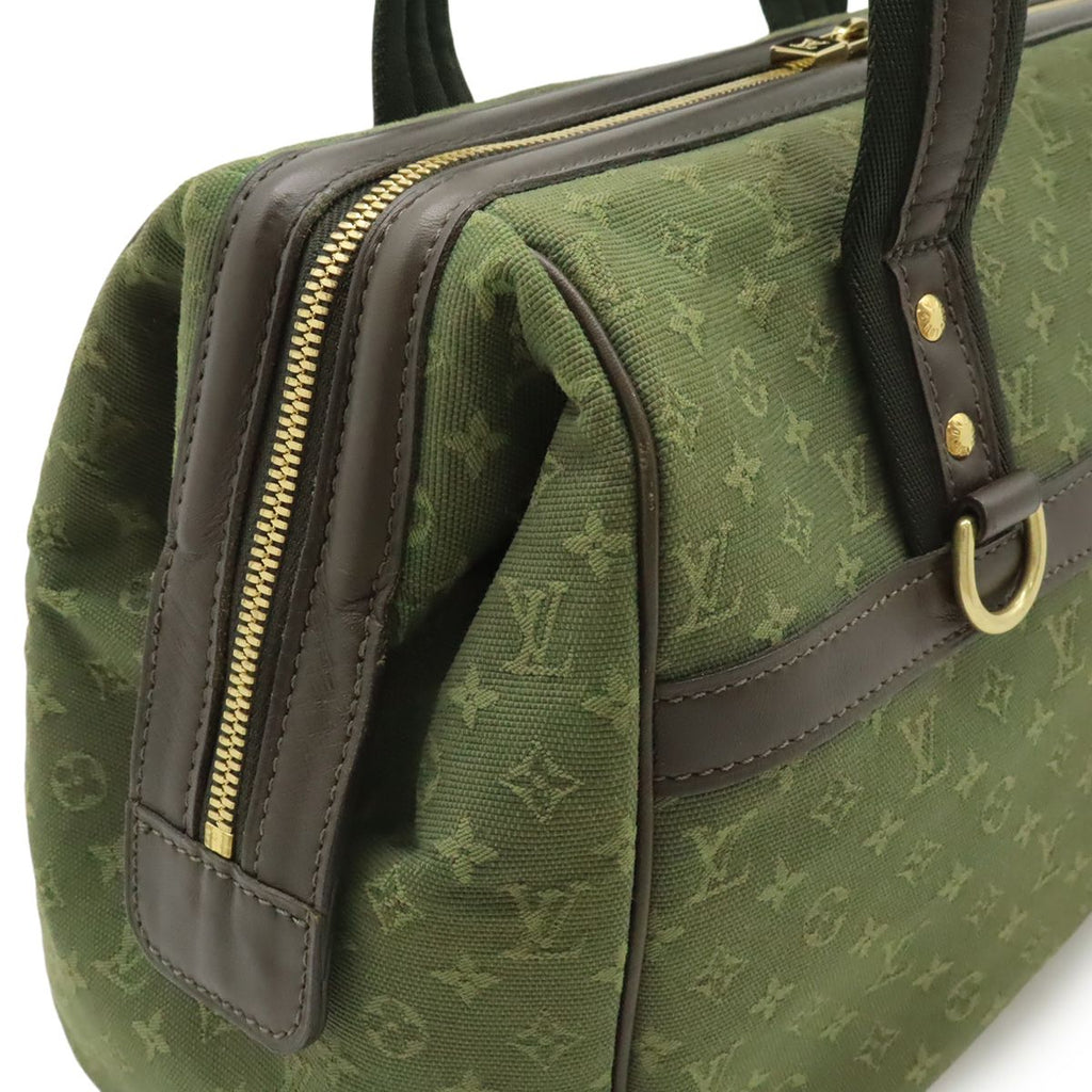 Louis Vuitton Monogram Mini Josephine GM Tote Shoulder Bag Canvas Leather Khaki — view 7