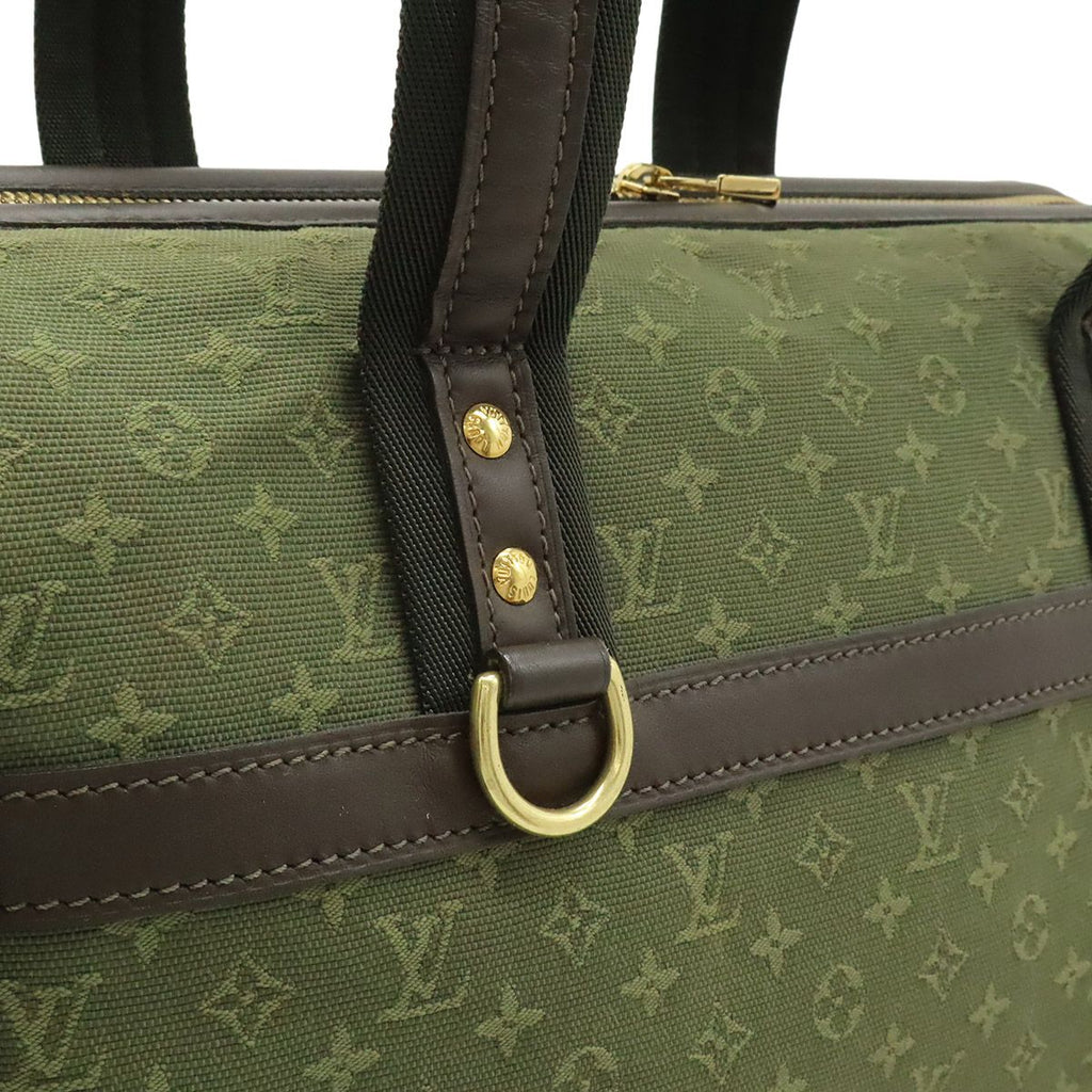 Louis Vuitton Monogram Mini Josephine GM Tote Shoulder Bag Canvas Leather Khaki — view 8