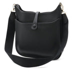 Hermes Evelyne II 2 PM Shoulder Bag Crossbody Taurillon Clemence Leather Black — view 2