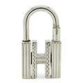 Hermes Touareg Cadena Padlock Key Charm Pendant Top Head Key Holder Silver