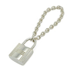 Hermes Cadena Bag Charm Key Holder Key Hook Chain Silver — view 2