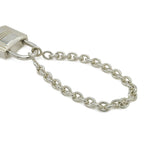 Hermes Cadena Bag Charm Key Holder Key Hook Chain Silver — view 5