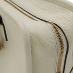 Loewe Amazona 23 Anagram Mini Bag 2-Way Leather Ivory White Gold — view 4