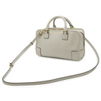 Loewe Amazona 23 Anagram Mini Bag 2-Way Leather Ivory White Gold — view 2