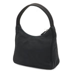 Prada Triangle Logo Pouch Mini Bag Party Nylon Nero Black Silver — view 2