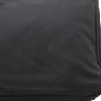 Prada Triangle Logo Pouch Mini Bag Party Nylon Nero Black Silver — view 4