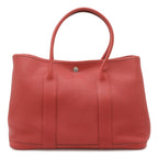 Hermes Garden Party PM Tote Negonda Leather Rose Azalea Pink Silver