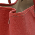 Hermes Garden Party PM Tote Negonda Leather Rose Azalea Pink Silver — view 4