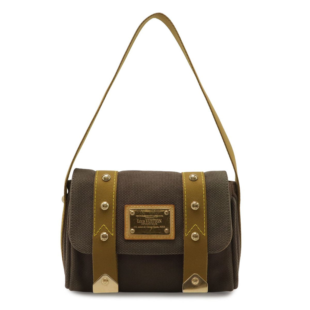 Louis Vuitton Antigua Sac Mule Shoulder Bag Semi Bran Brown