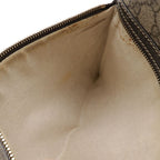 Gucci GG Supreme Plus Shoulder Bag Crossbody Depth Khaki Beige Dark Brown Gold — view 9