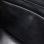 Prada Galleria Striped Triangle Handbag Saffiano Leather Nero Black White — view 7