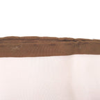 Gucci Flower Print Belt Scarf Silk Brown Blue White — view 4