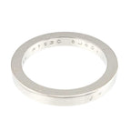 Chanel Signature Ring Pt Platinum Logo