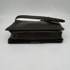 Chanel Shoulder Bag Leather Black Chain — view 5