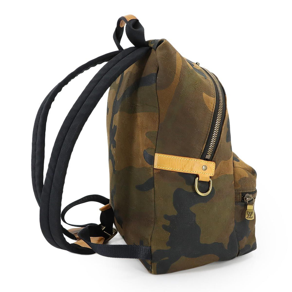 Louis Vuitton Supreme Apollo Backpack Canvas Camouflage Green — view 4
