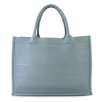 Dior Book Tote Leather Gray — view 3