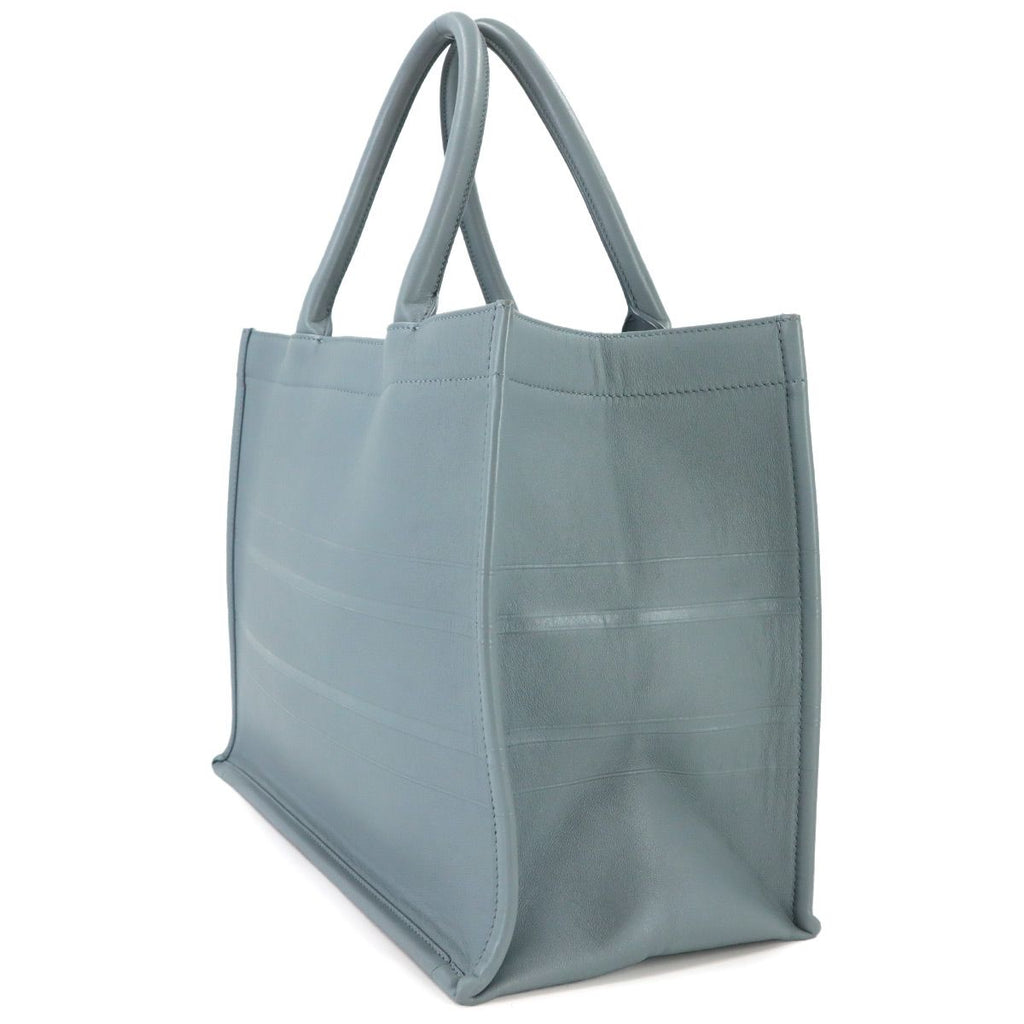 Dior Book Tote Leather Gray — view 4